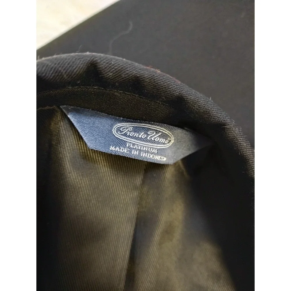 READ Pronto Uomo Platinum Blazer Men 40R 42 Black Wool 2 Button Jacket Coat